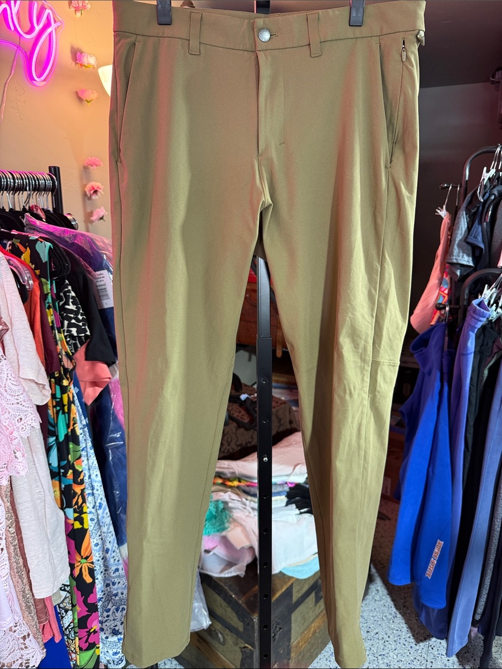 Lululemon ABC Slim-fit Trouser Artifact 34W 33L NWOT - Picture 1 of 5
